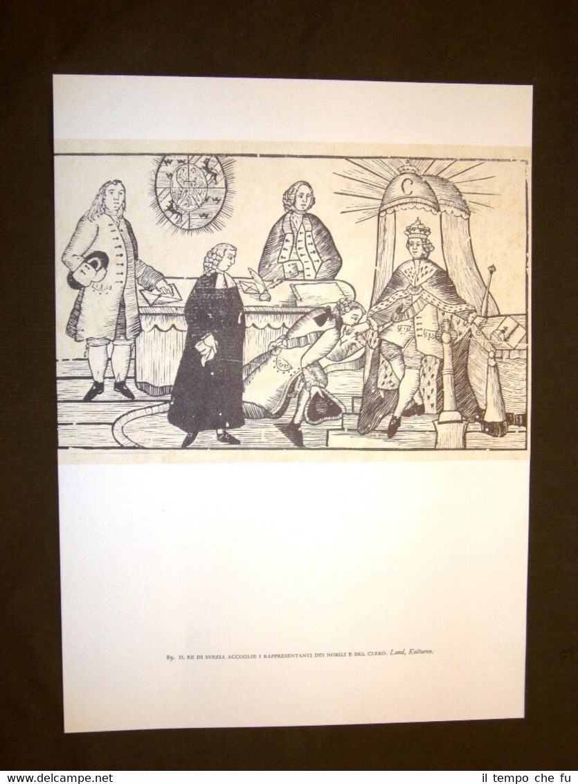 Re di Svezia Nobili e Clero + Convito + Lot …