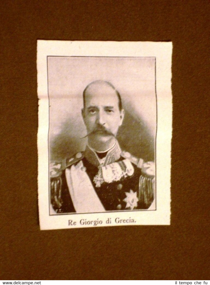 Re Giorgio di Grecia nel 1912