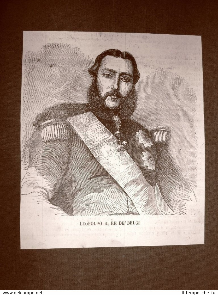 Re Leopoldo II del Belgio nel 1866 Bruxelles, 9 aprile …