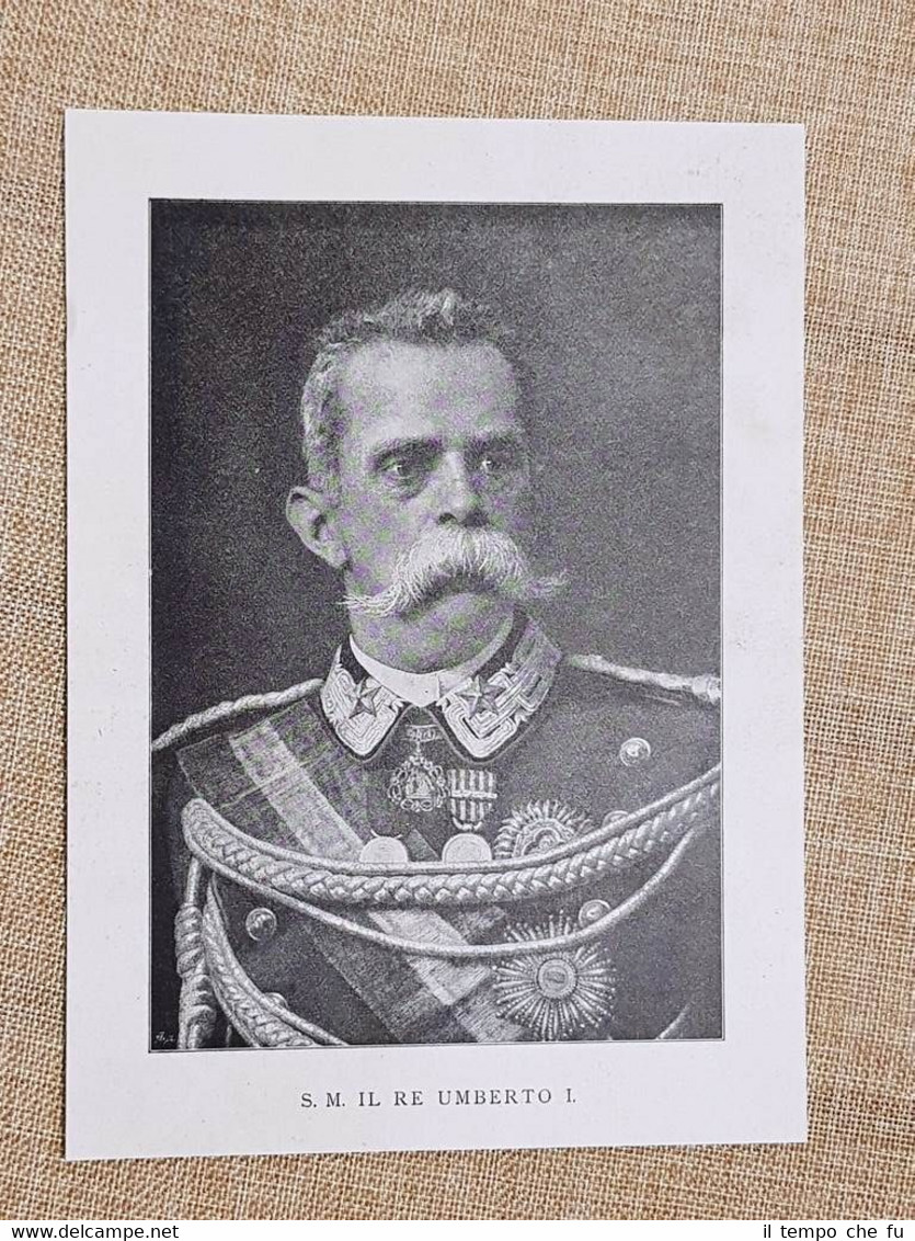 Re Umberto I di Savoia nel 1895 Torino, 1844 Monza, …