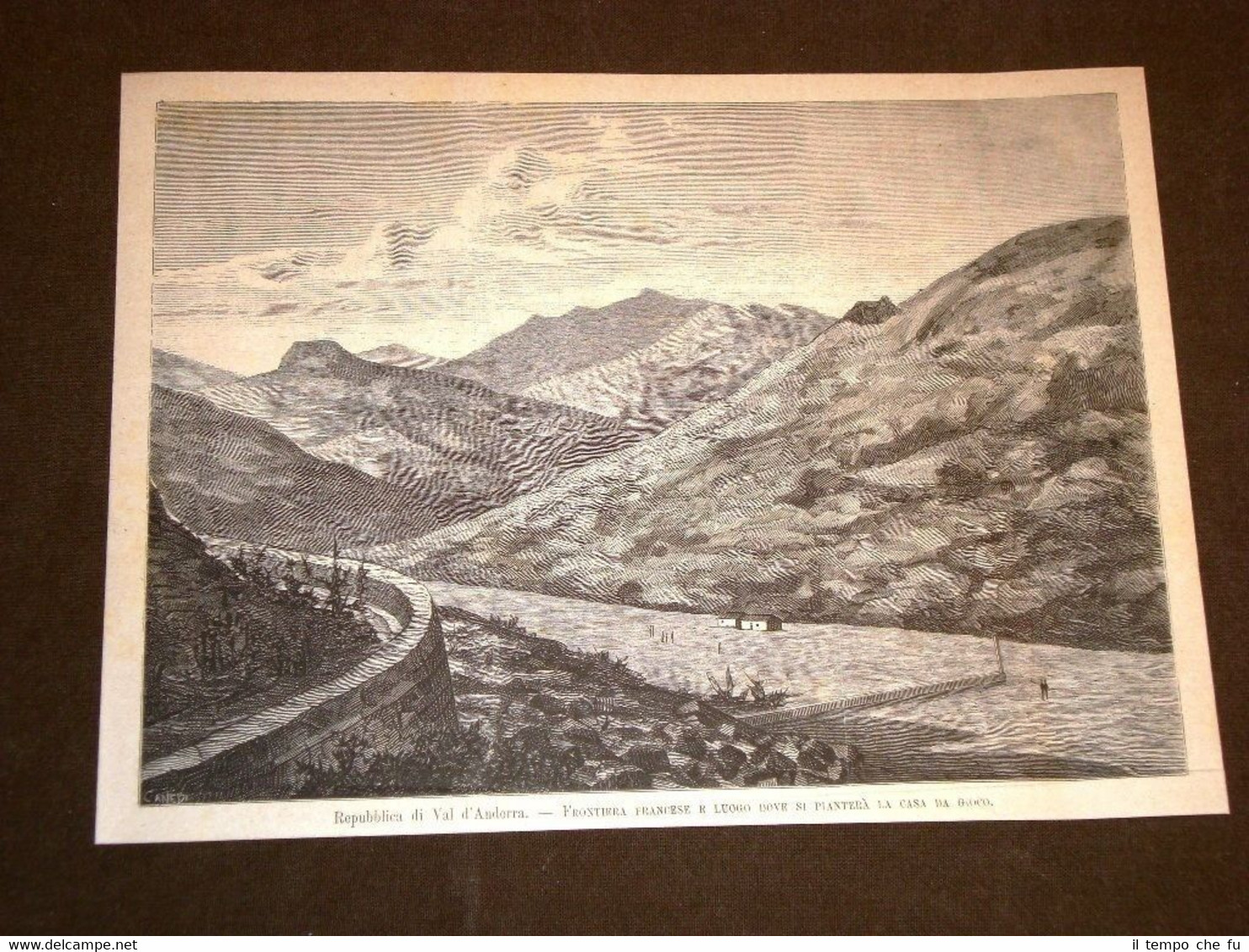 Repubblica di Val d'Andorra nel 1881 Luogo dove sorgerà il …