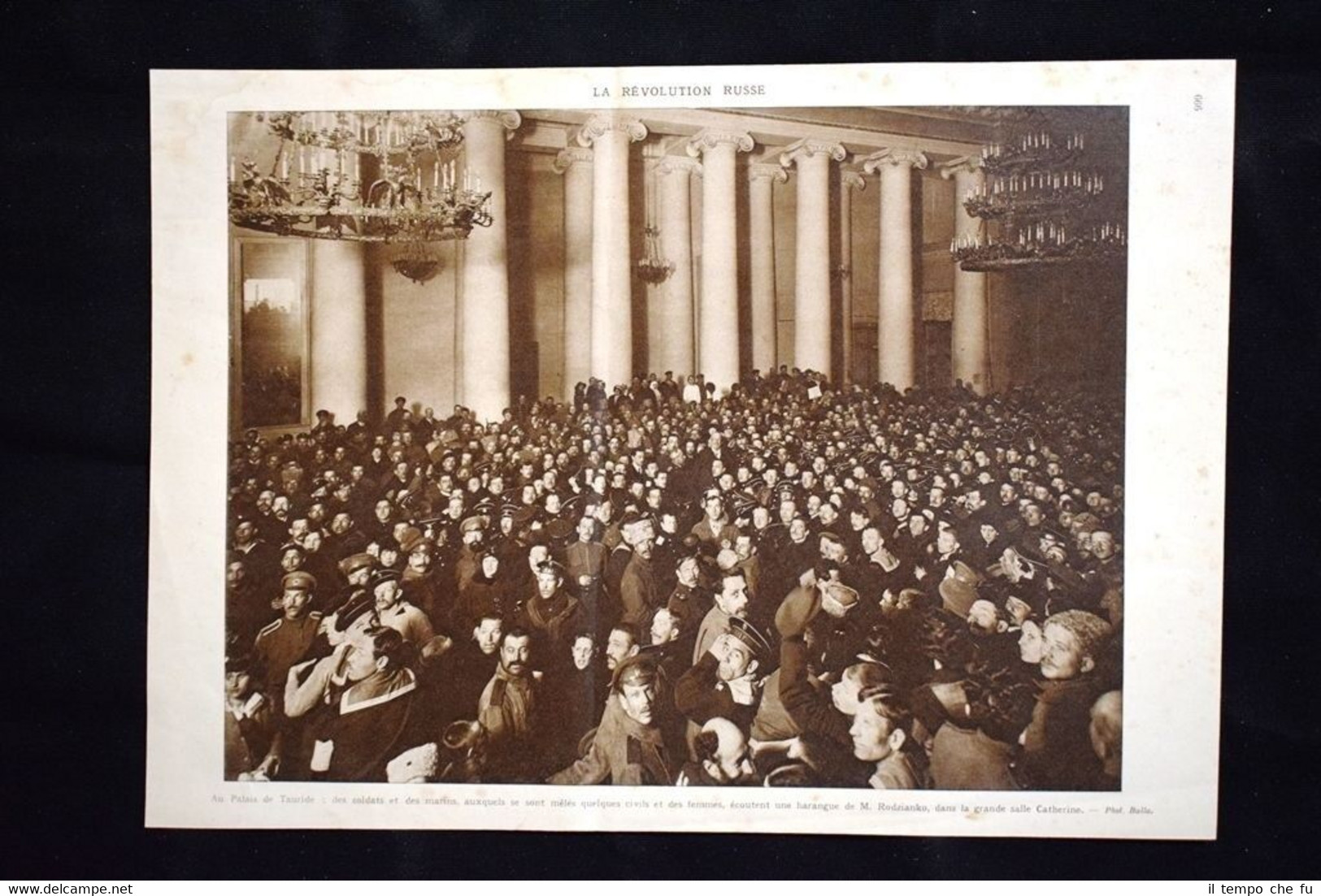 Revolution Russe Palais de Tauride 14 mars 1917 WW1 Guerra …