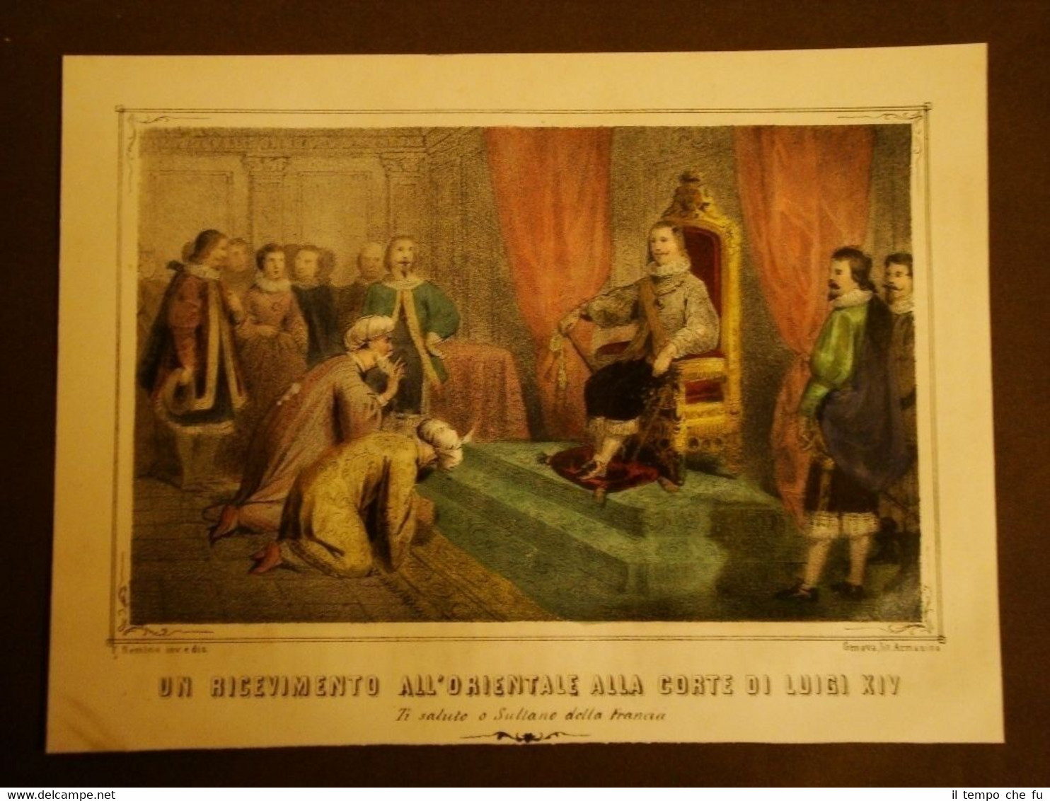 Ricevimento da Re Luigi XIV di Francia Misteri Vita Borbone …