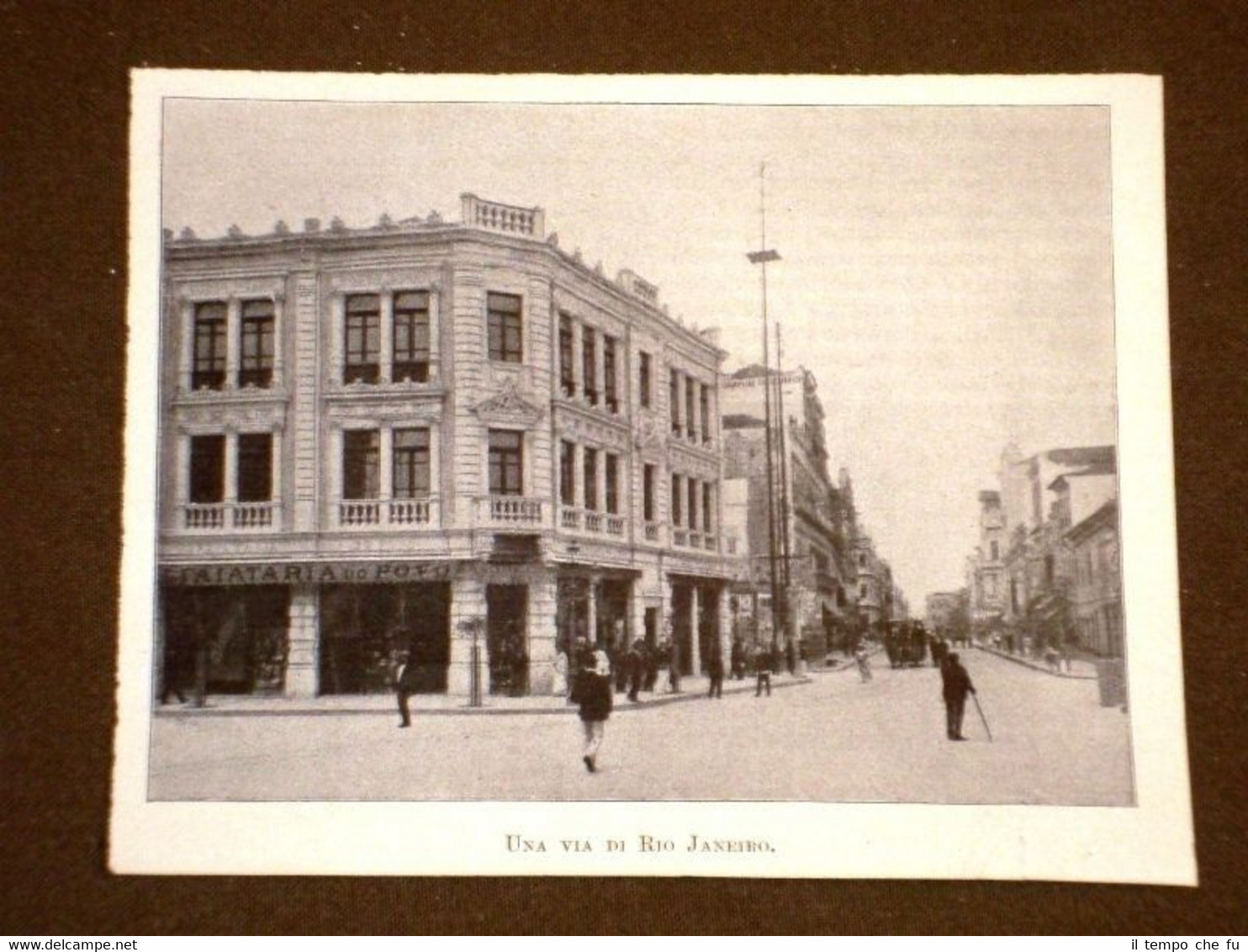 Rio de Janeiro nel 1907 Una via Brasile