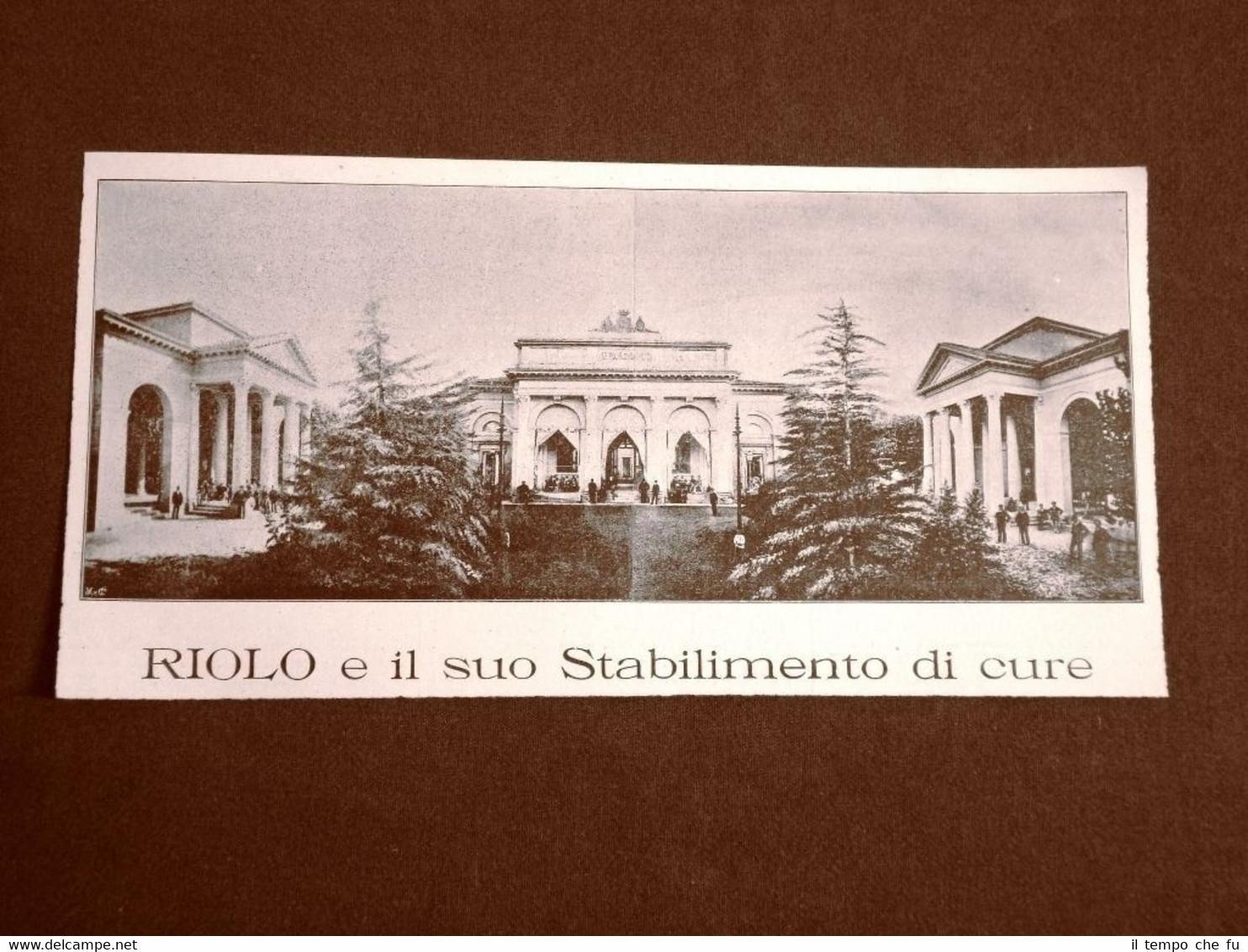 Riolo terme nel 1899 Stabilimento di cure Ravenna - Emilia …