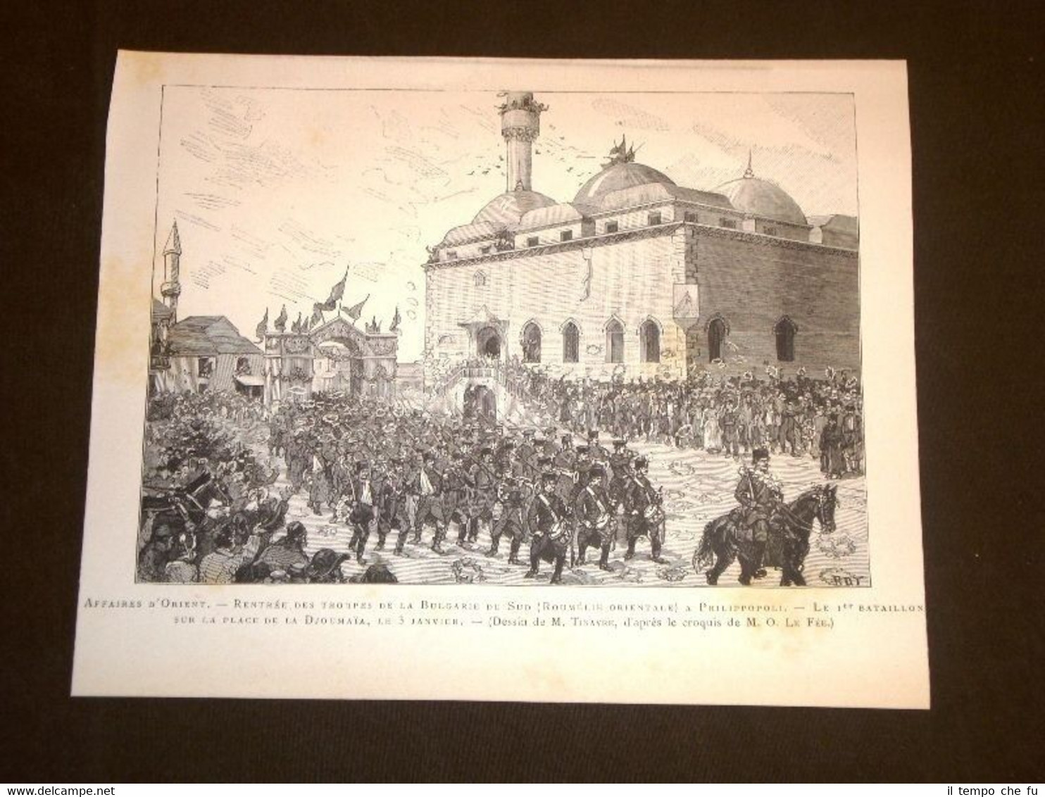 Ritorno delle truppe di Bulgaria a Filippopoli o Plovdiv Piazza …