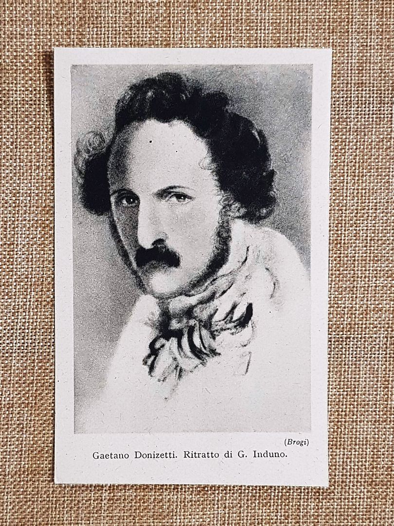 Ritratto di Gaetano Donizetti Opera di Girolamo Induno XIX sec. …