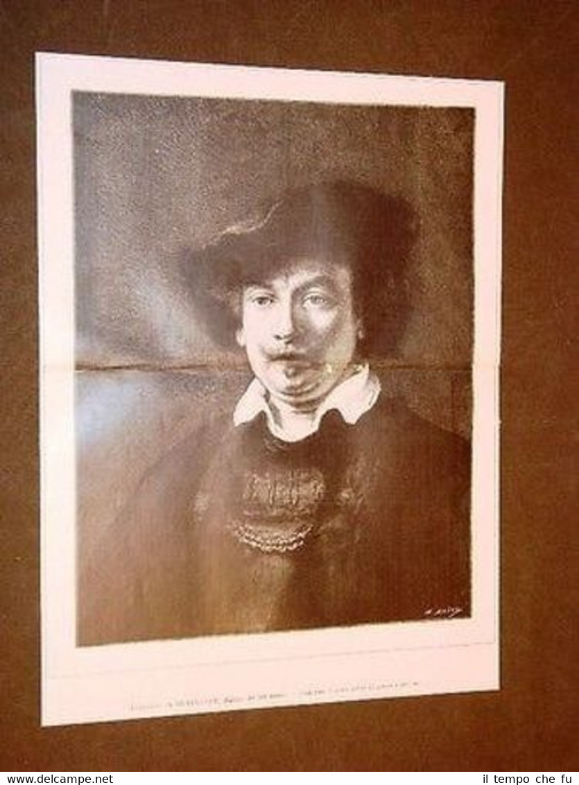 Ritratto di Rembrandt Dipinto da lui stesso Auoritratto