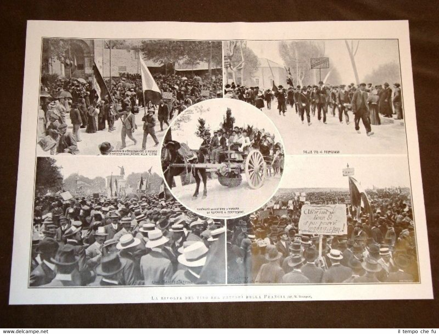 Rivolta del vino nel mezzodì della Francia nel 1907 Perpignano …