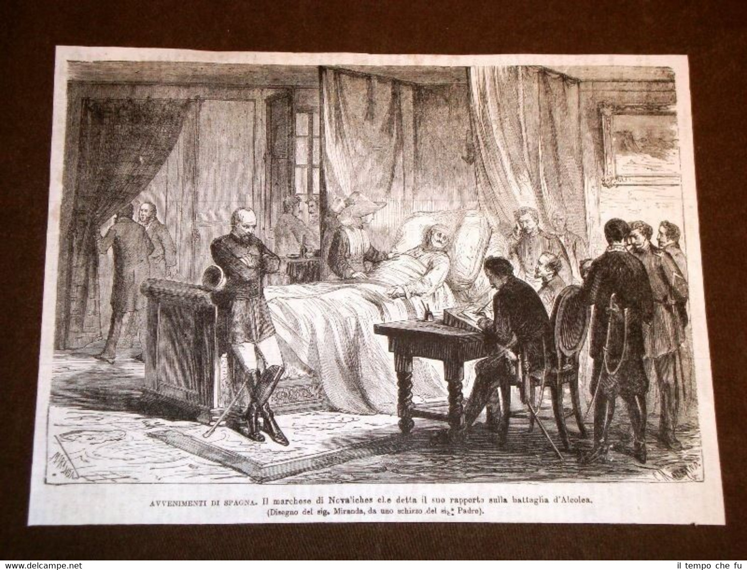 Rivoluzione in Spagna nel 1869 Marchese di Novaliches Battaglia d'Alcolea