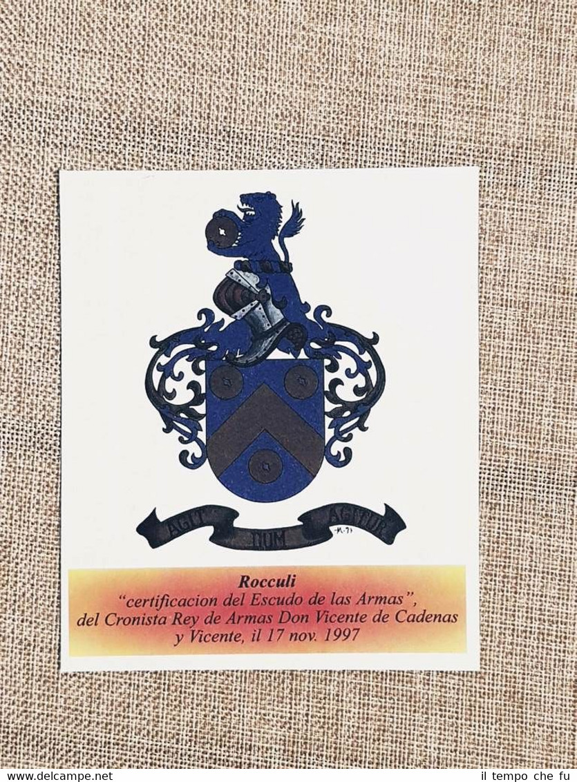 Rocculi Famiglia nobile Stemma Annuario della nobiltà e Giornale araldico