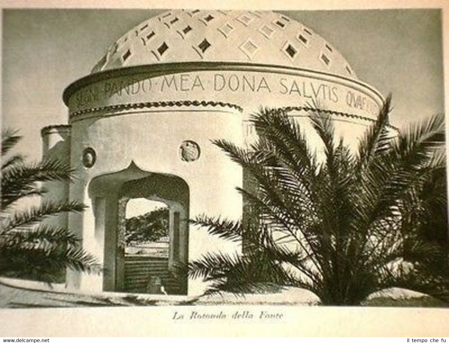 Rodi Terme La rotonda della fonte ed interno della rotonda …