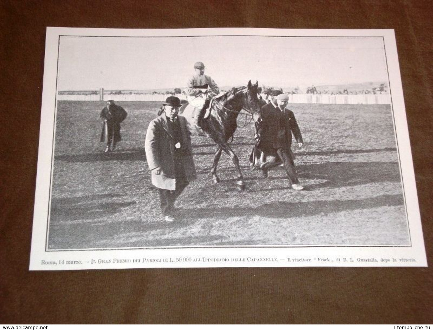 Roma 14 marzo 1909 Ippodromo delle Capannelle Gran Premio dei …