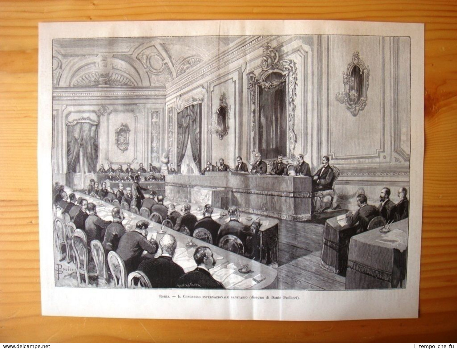 Roma 1885 - Congresso internazionale sanitario