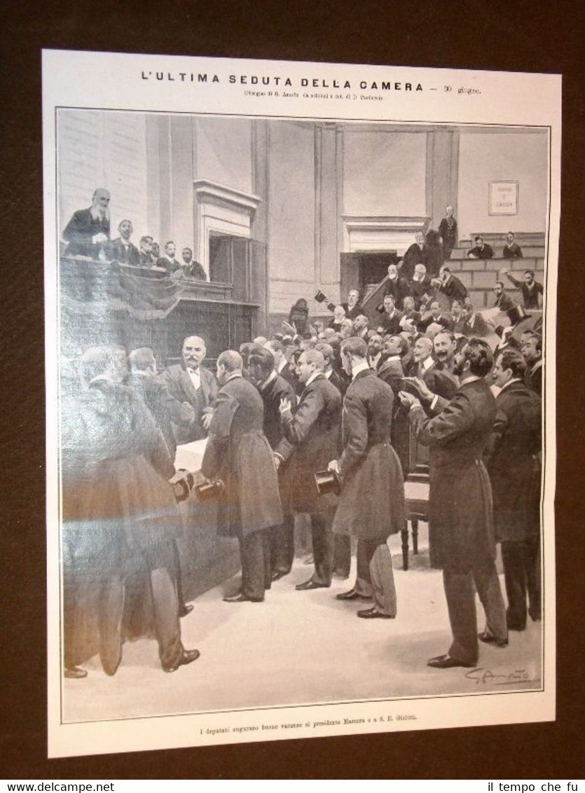Roma 30 giugno 1908 Camera dei Deputati Buone vacanze a …