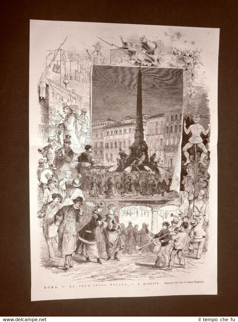 Roma 6 gennaio 1877 La sera della Befana o Epifania …
