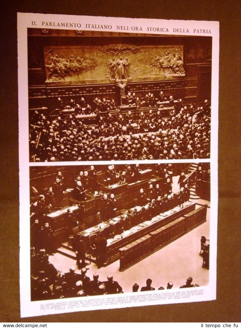 Roma 7 dicembre 1935 Duce Benito Mussolini e storica seduta …