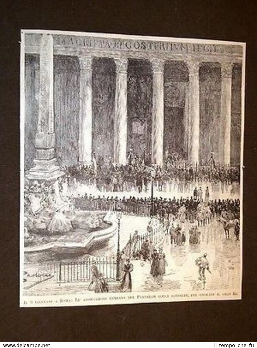 Roma Associazioni Pantheon bandiere onorare il Gran Re