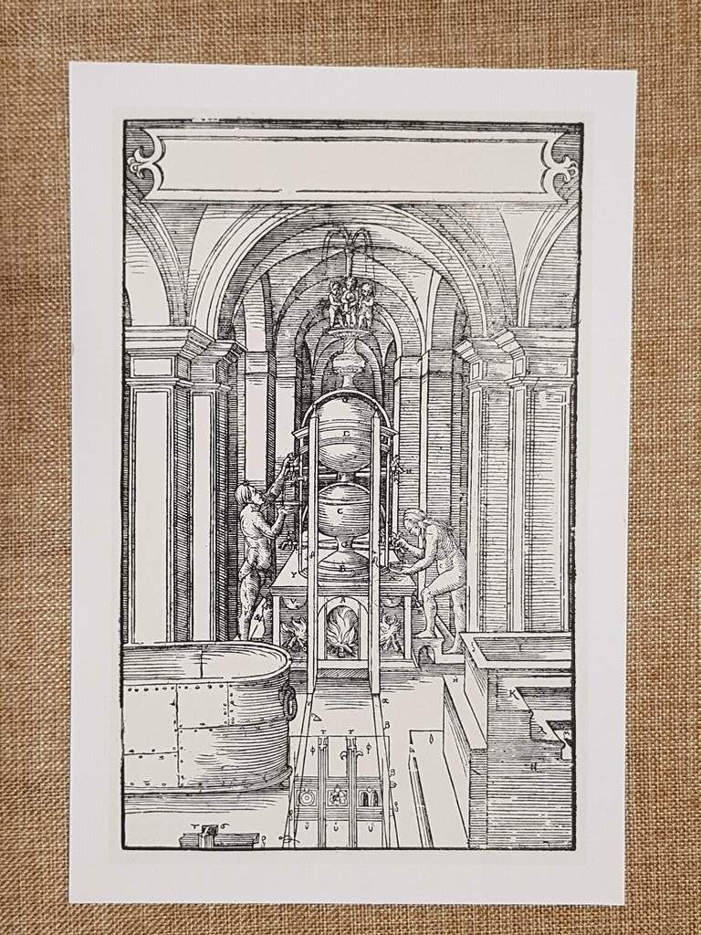 Roma I bagni Cosmografia universale di Sebastian Munster del 1614 …