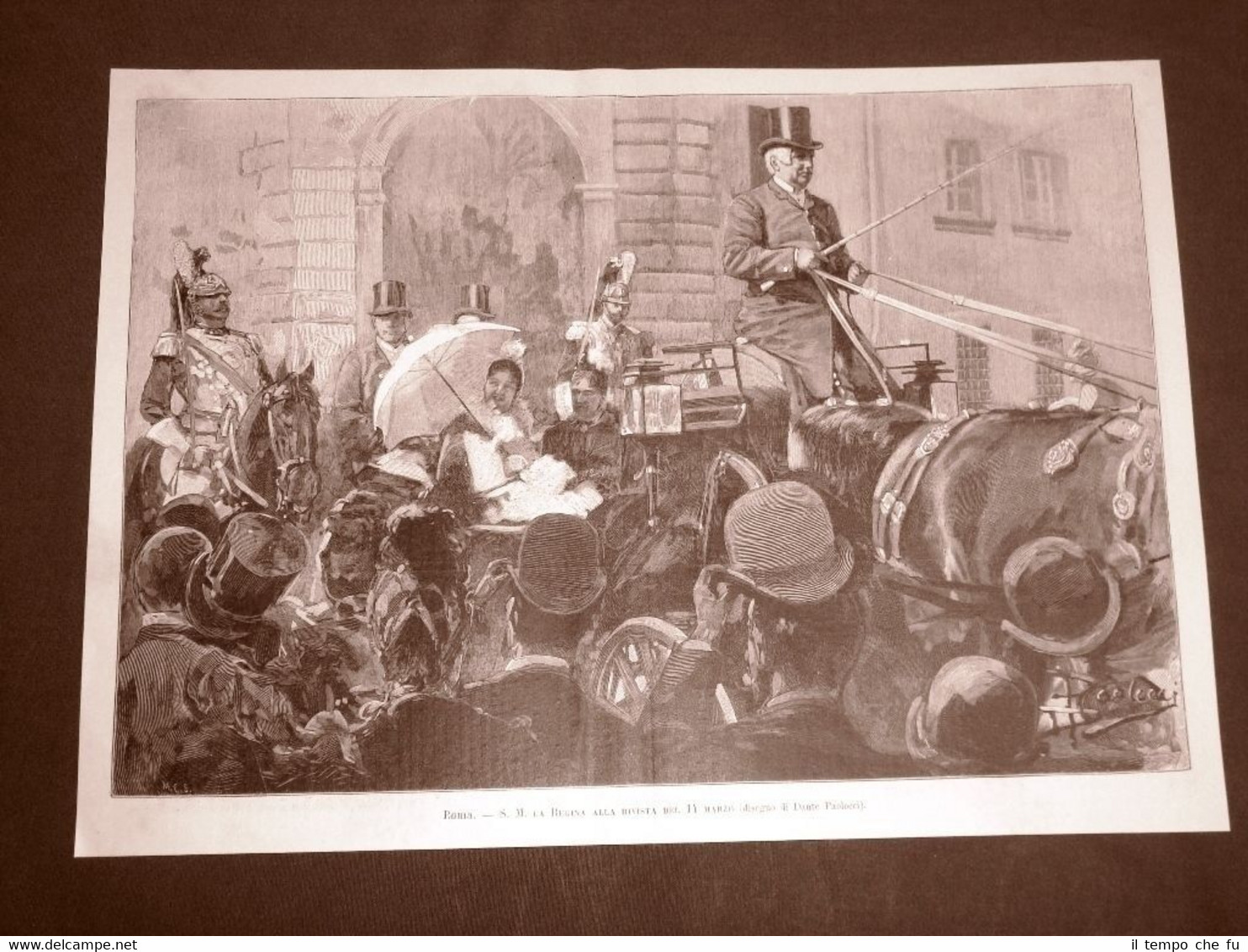 Roma La Regina Margherita di Savoia alla rivista del 14 …