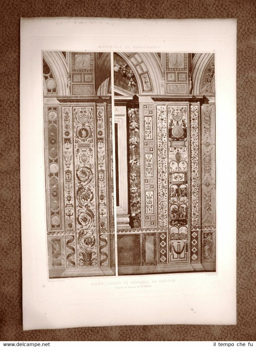 Roma Le logge di Raffaello in Vaticano (1) Incisione del …