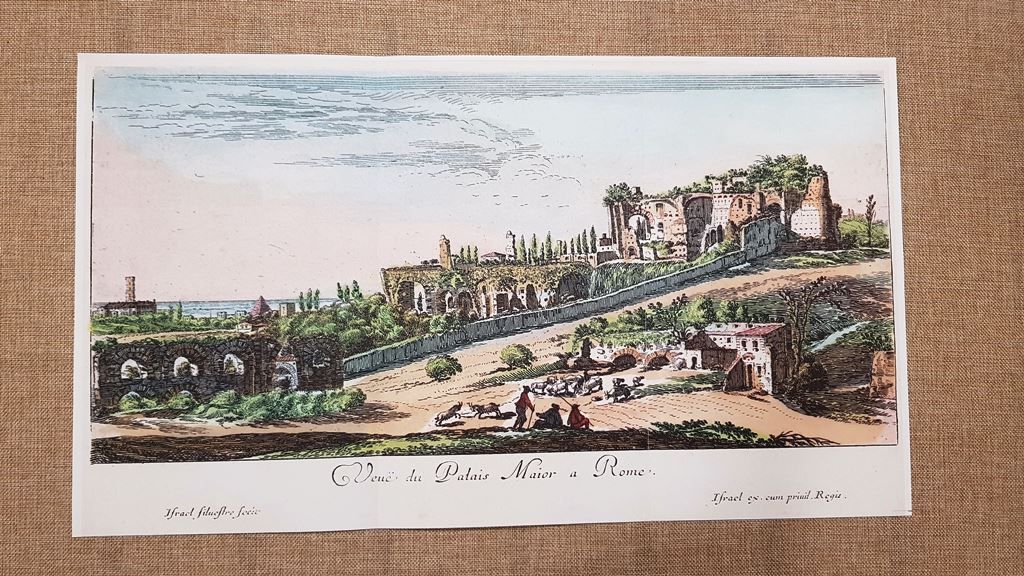 Roma Le rovine Disegno e incisione di Israel Silvestre del …