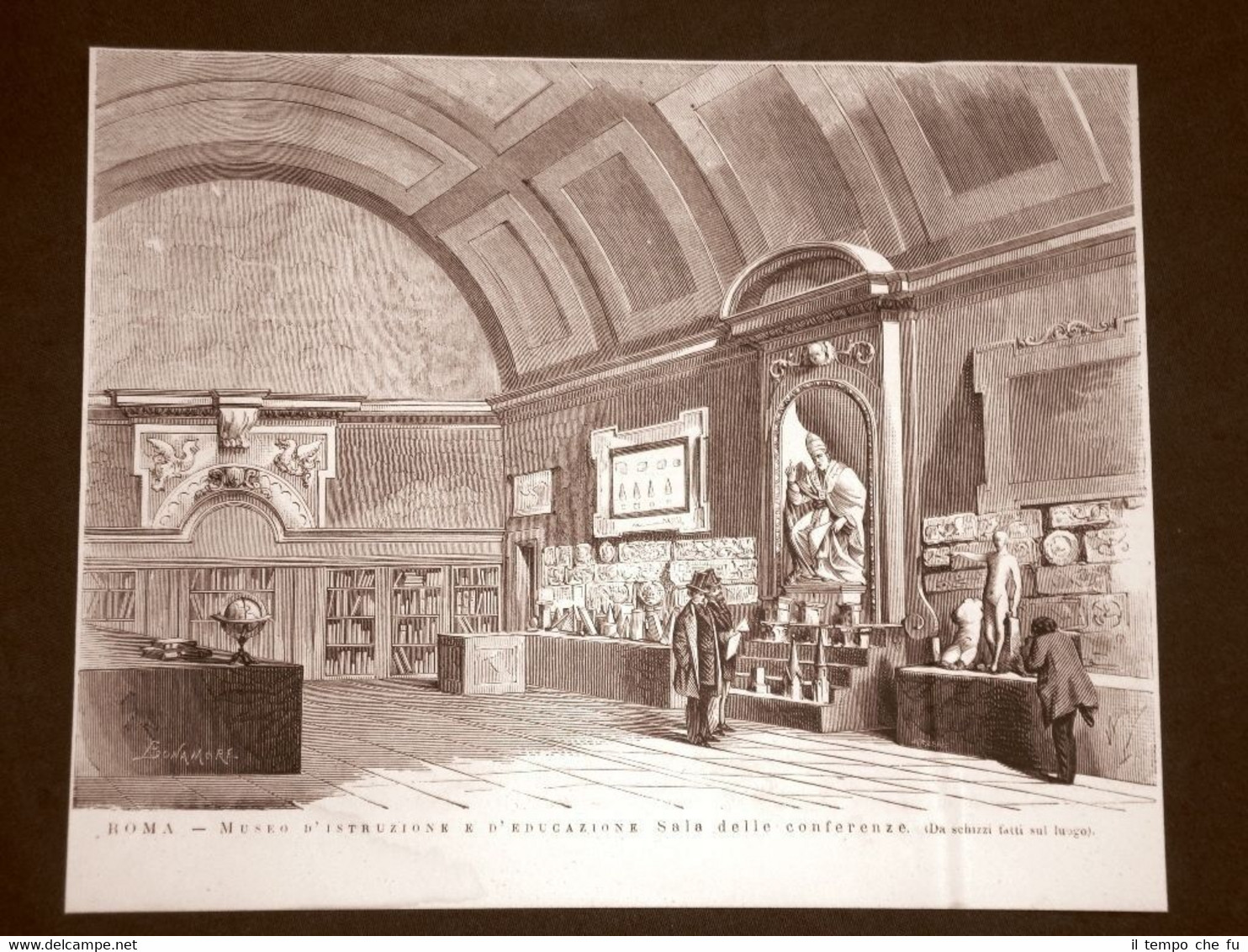 Roma nel 1876 Museo d'istruzione ed educazione Sala delle conferenze