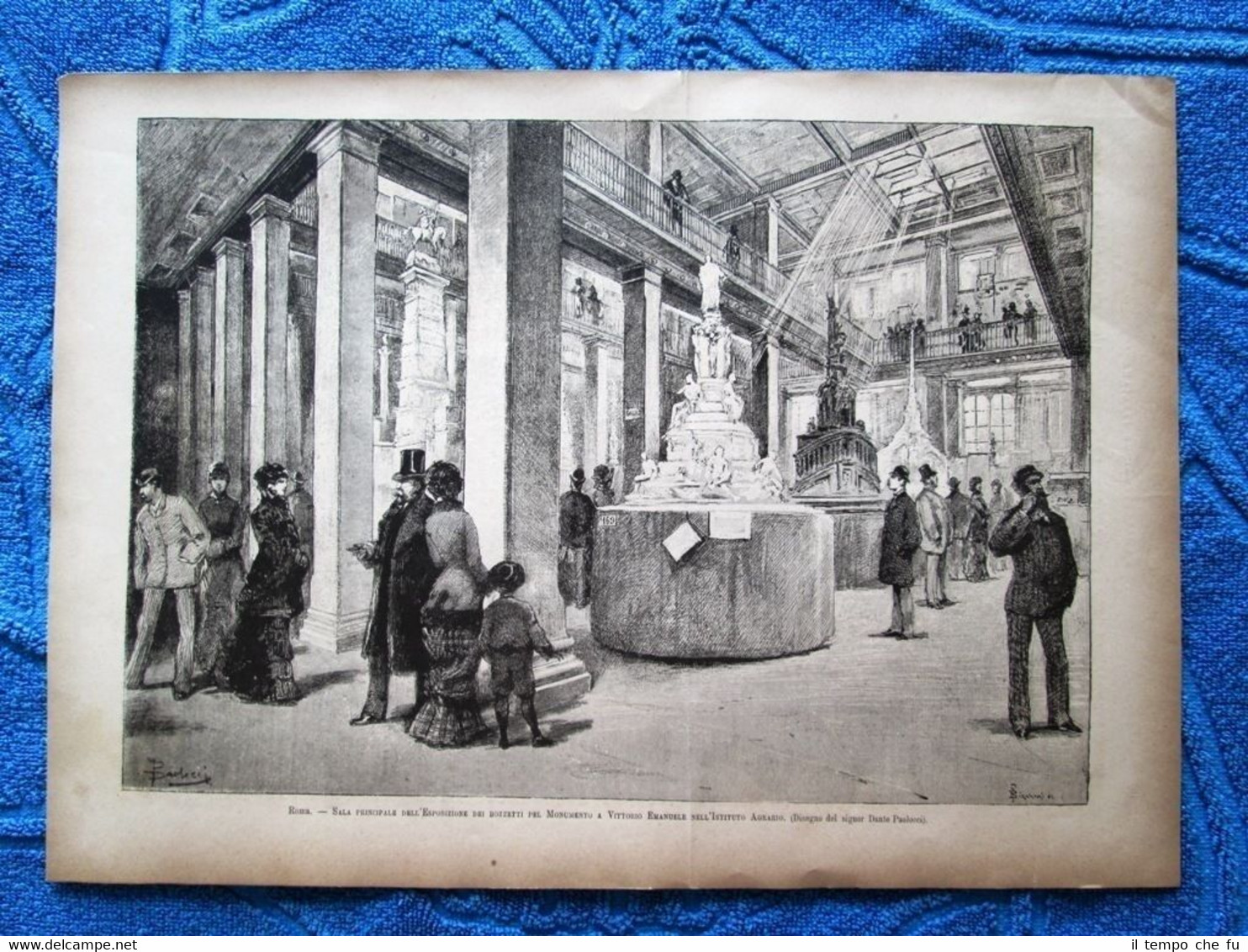 Roma nel 1882 - Esposizione dei bozzetti del Monumento a …