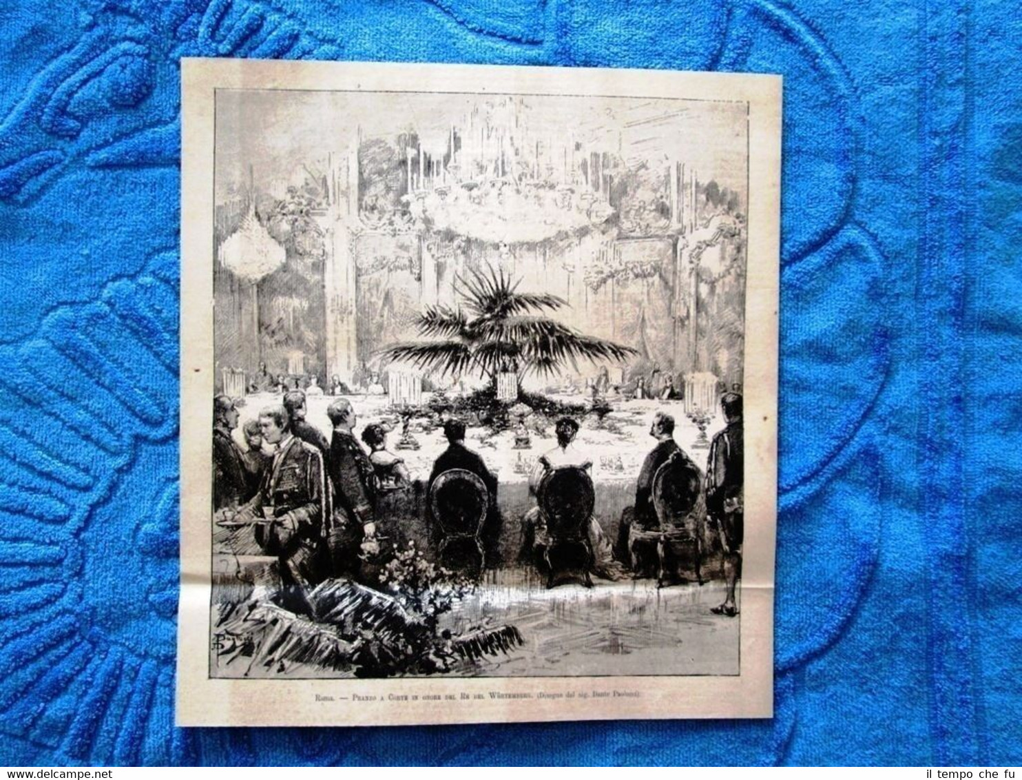 Roma nel 1882 - Pranzo a Corte in onore del …