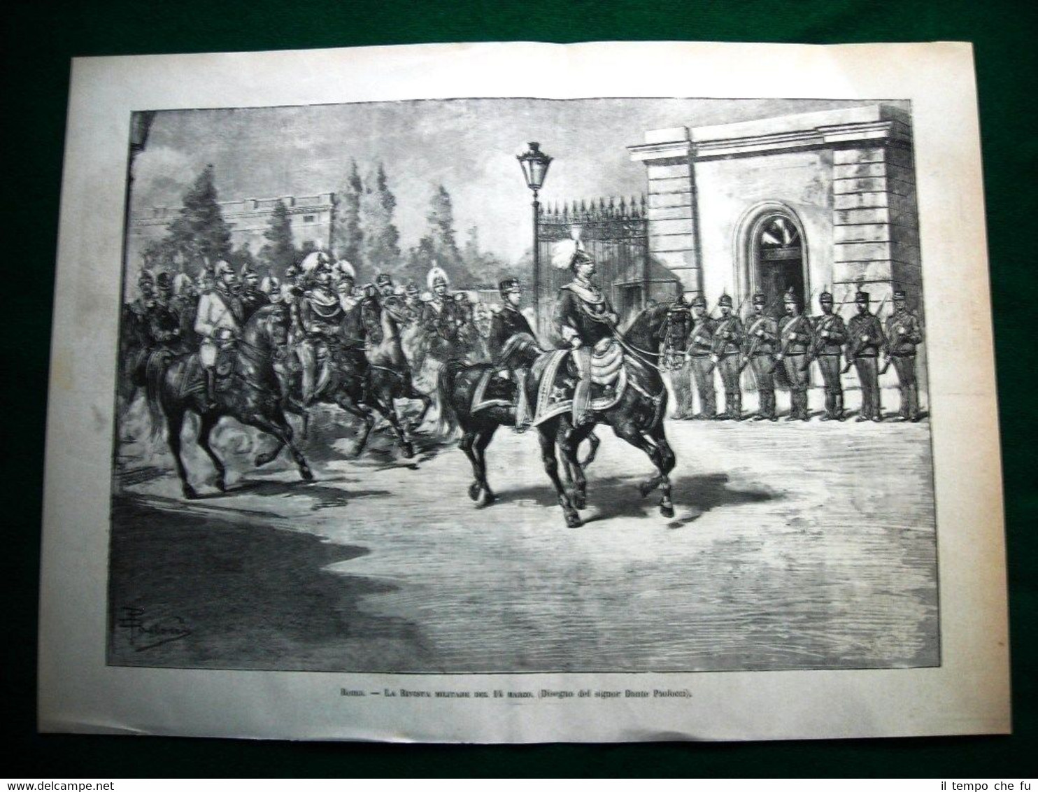 Roma nel 1884 - La Rivista militare del 14 marzo