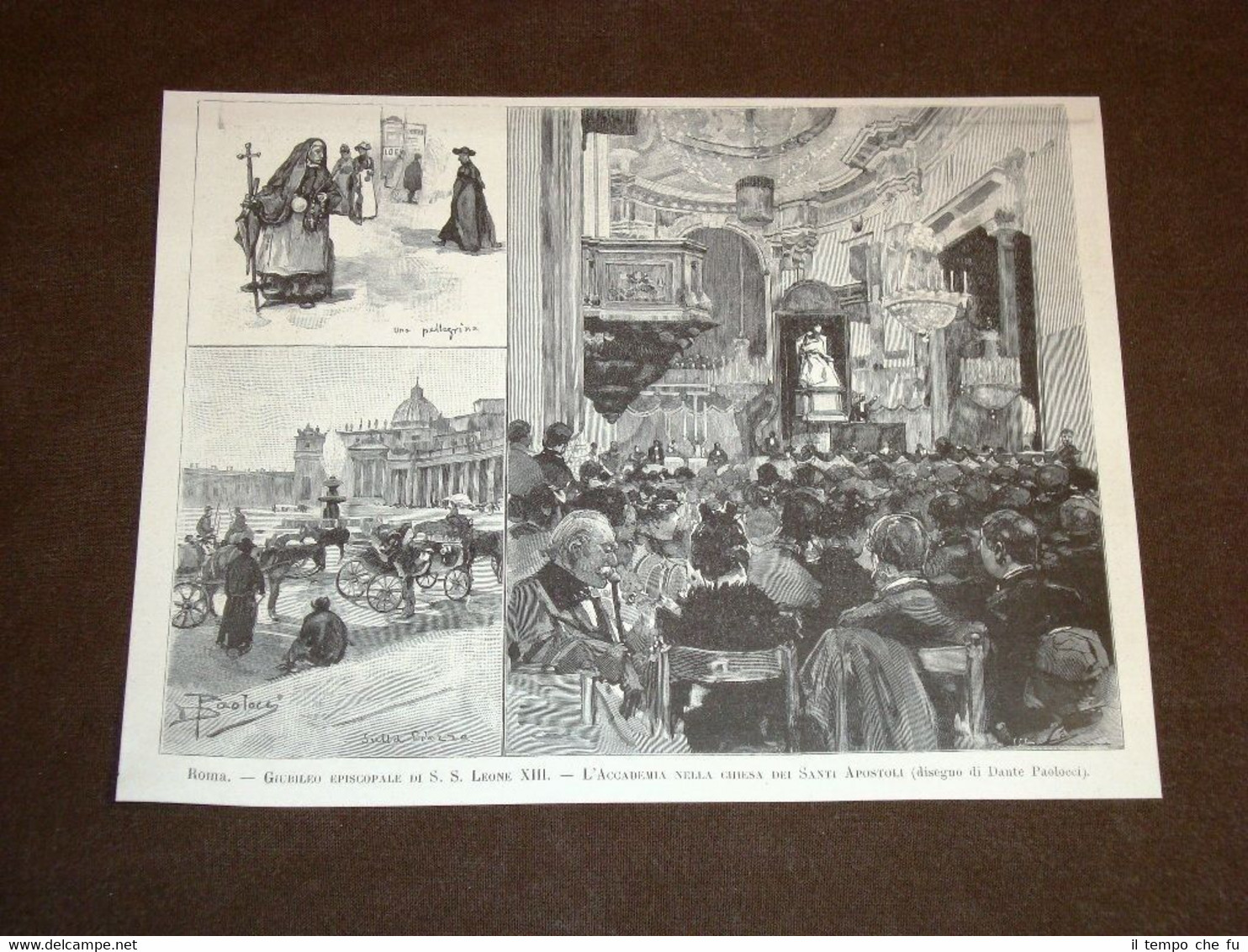 Roma nel 1893 Giubileo episcopale di Papa Leone XIII Accademia …