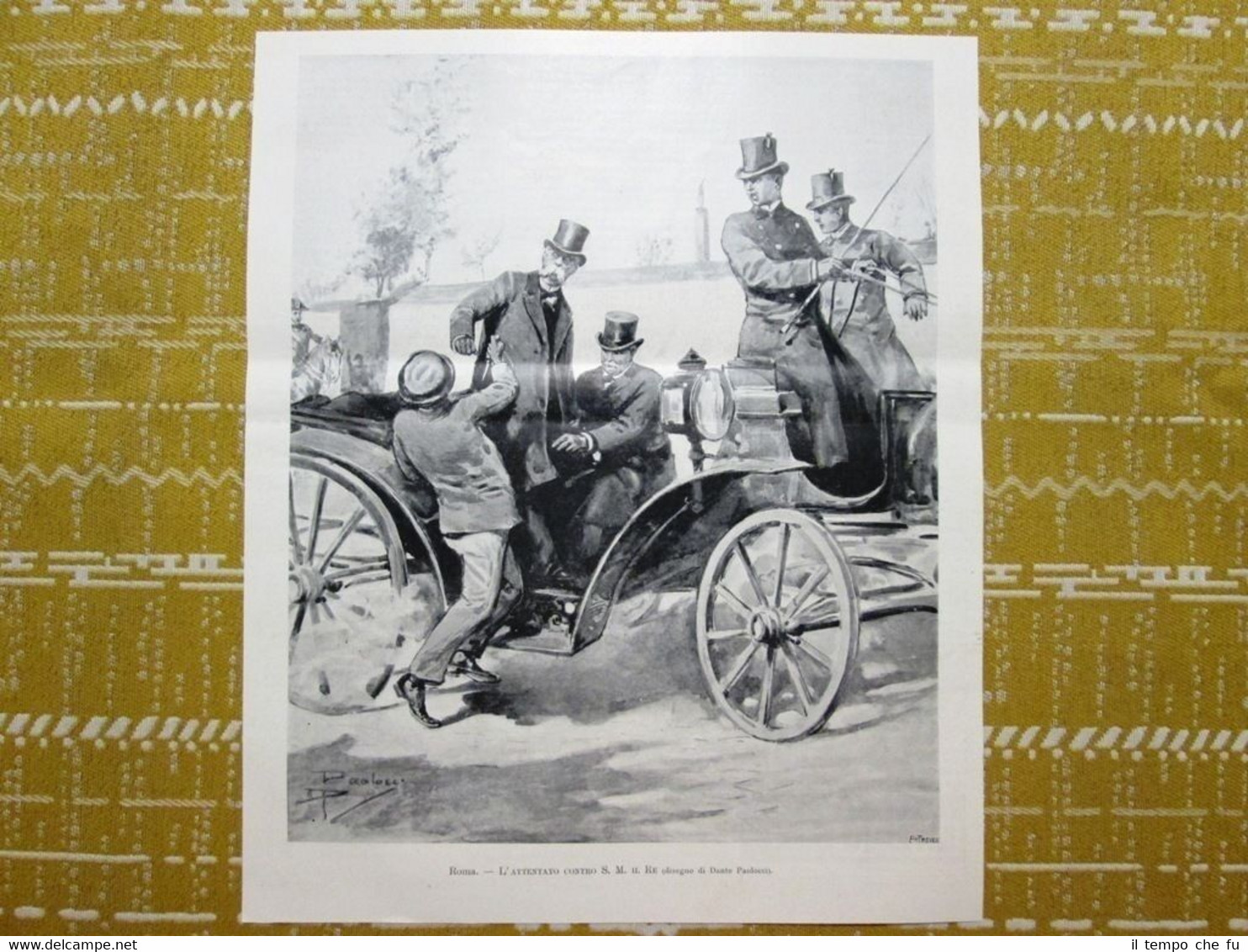 Roma nel 1897: L'attentato contro Sua Maestà il Re Umberto …