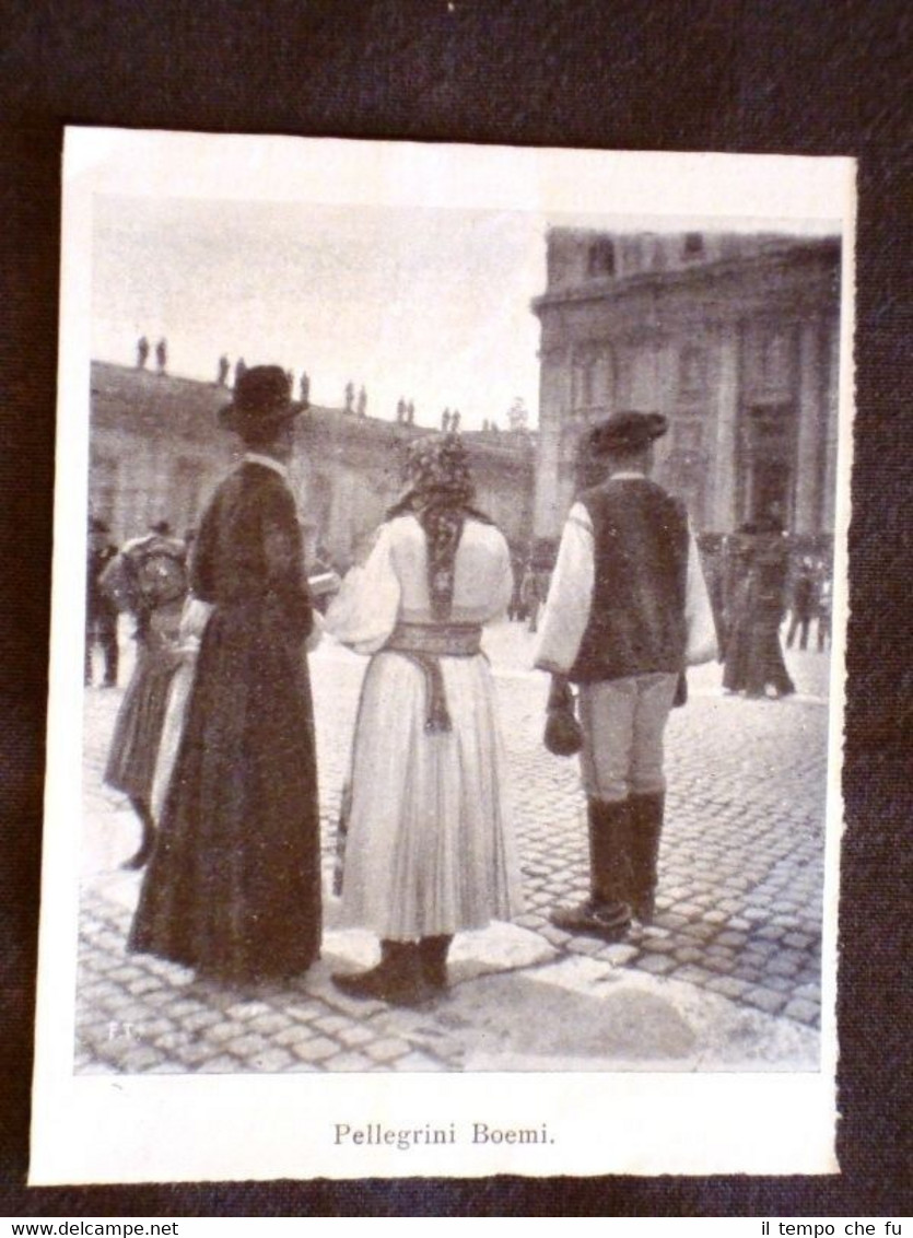 Roma nel 1900 Anno Santo Giubileo Pellegrini boemi o di …