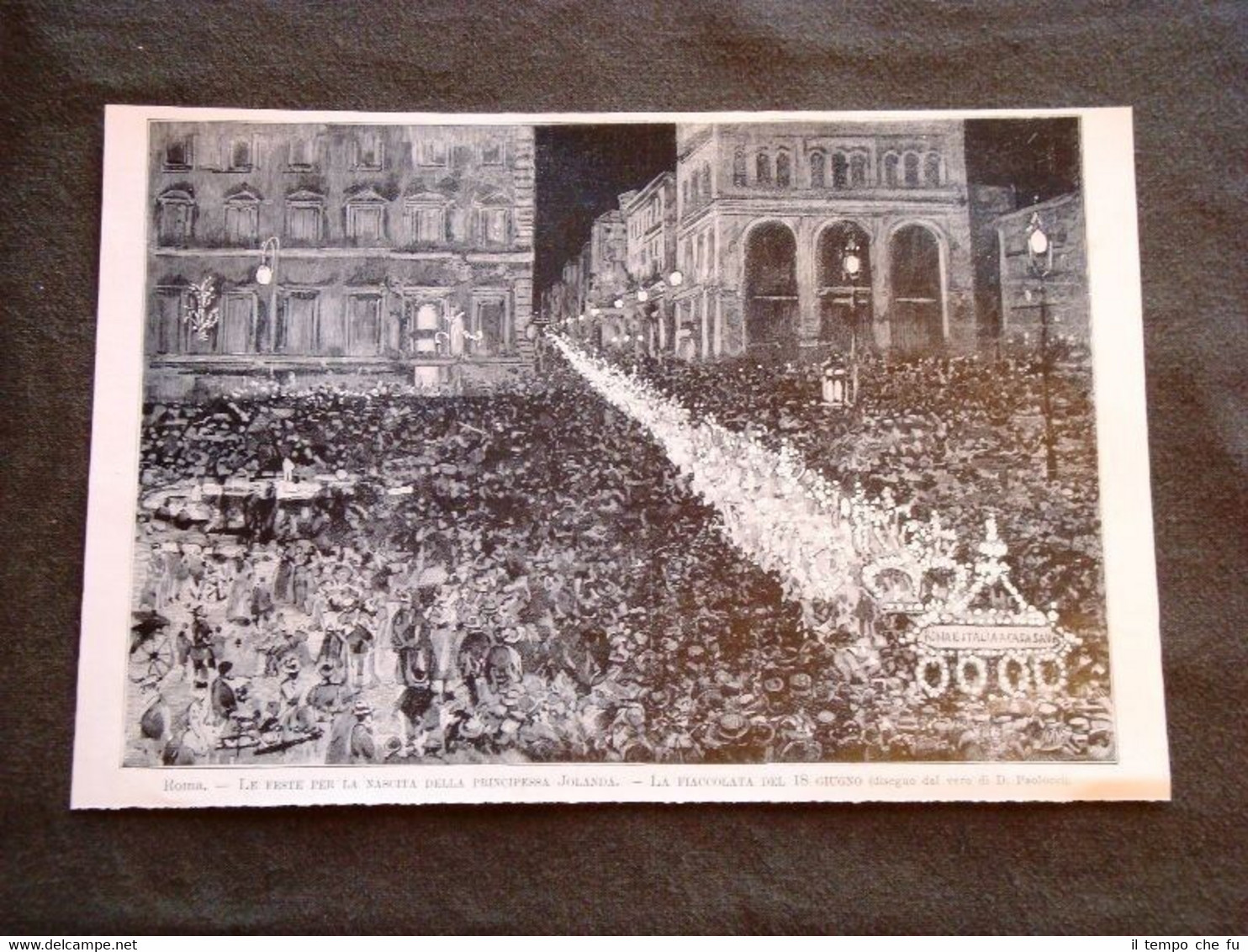 Roma nel 1901 Feste per la nascita della Principessa Jolanda …