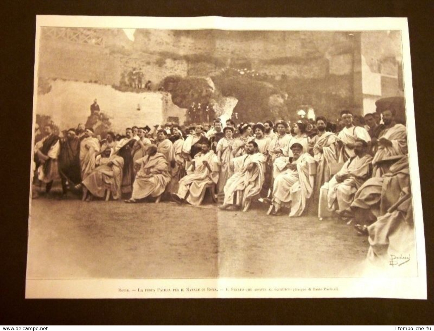 Roma nel 1902 Festa Palilia per il Natale Il Senato …