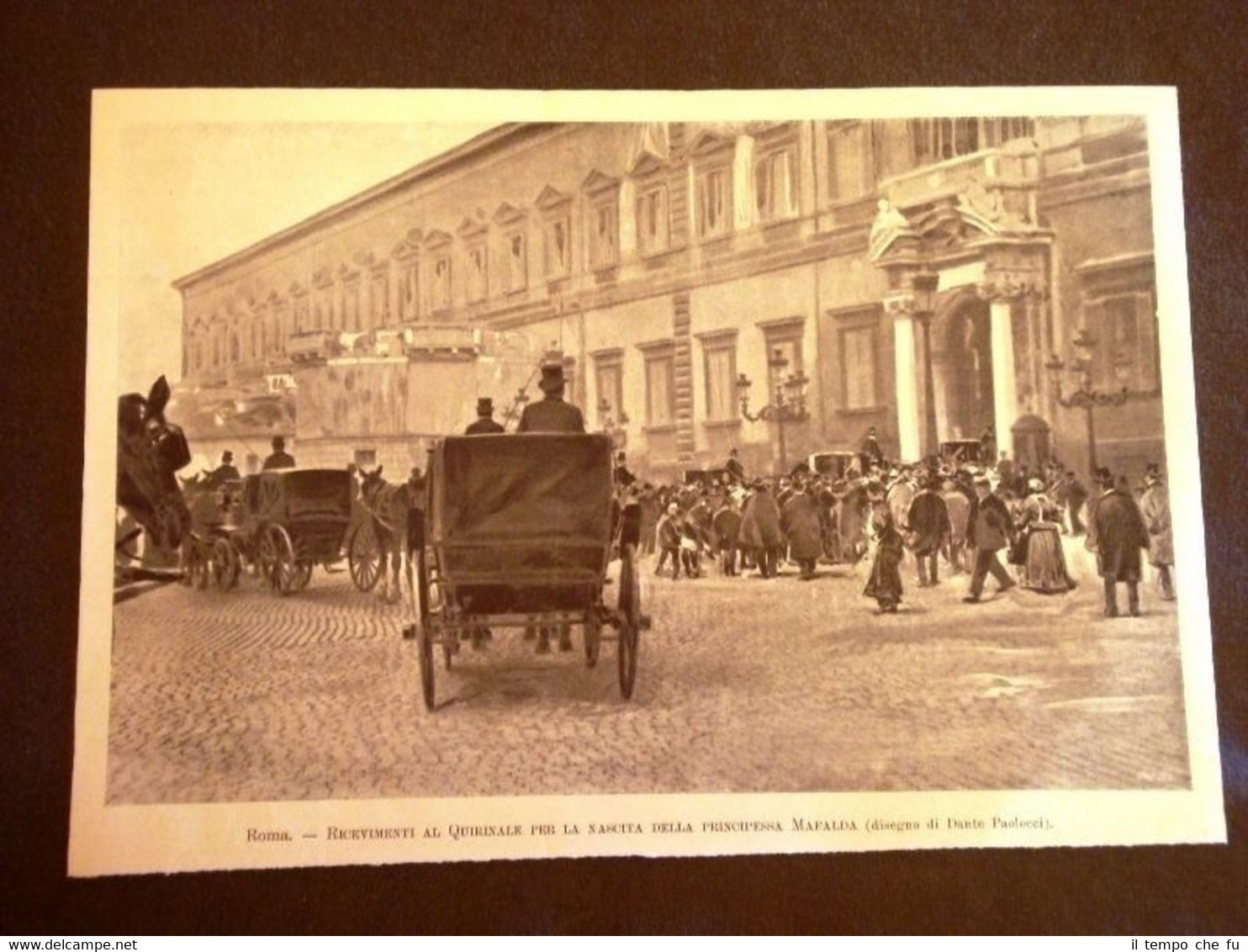 Roma nel 1902 Ricevimenti al Quirinale per la nascita della …