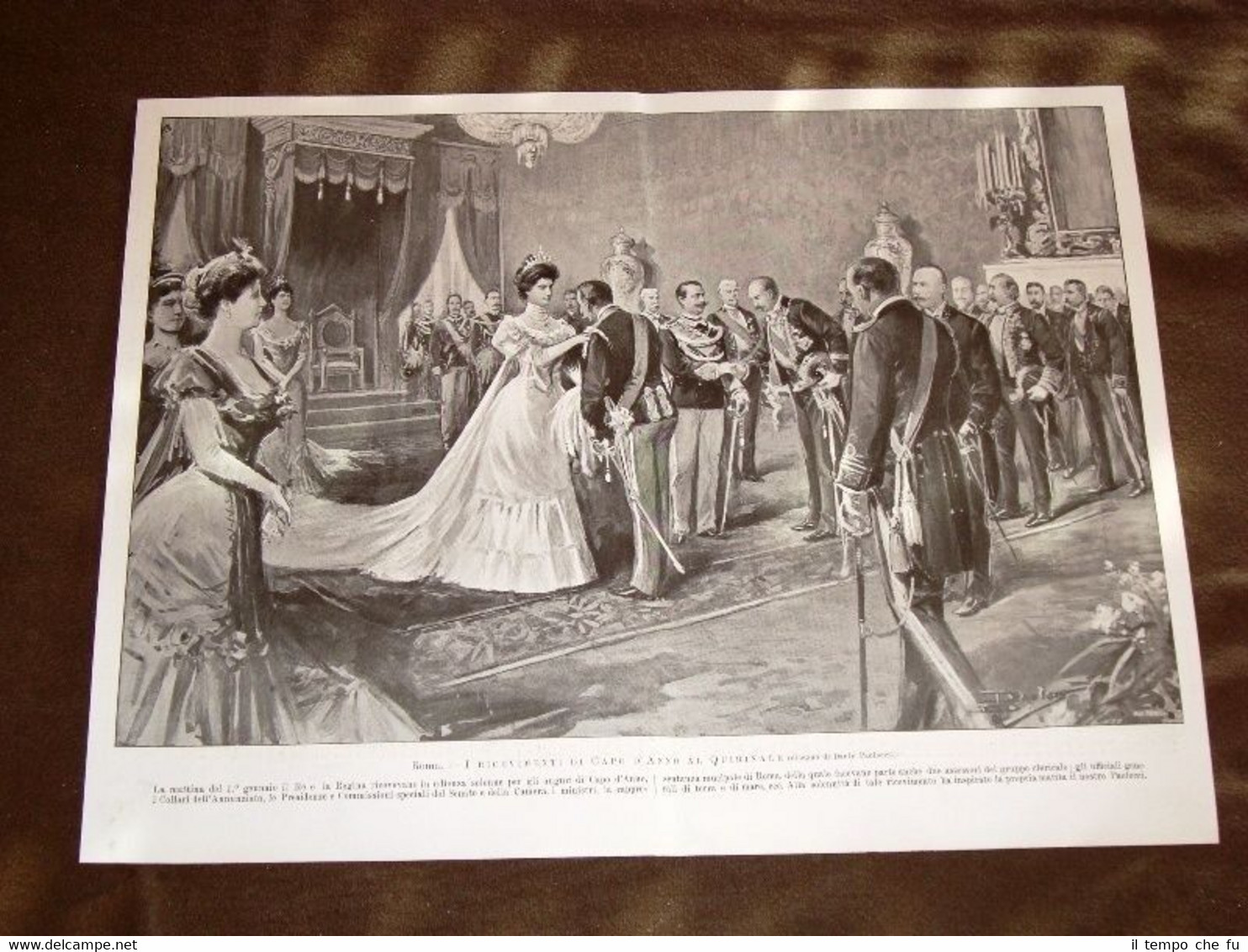 Roma nel 1905 Ricevimento di Capo d'anno o Capodanno al …