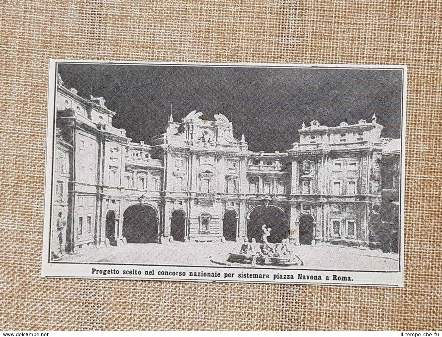 Roma nel 1913 Progetto vincitore del concorso per sistemare Piazza …