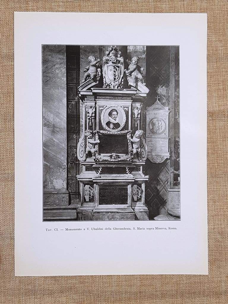 Roma nel 1917 Monumento a Ubaldini della Gherandesca Santa Maria …