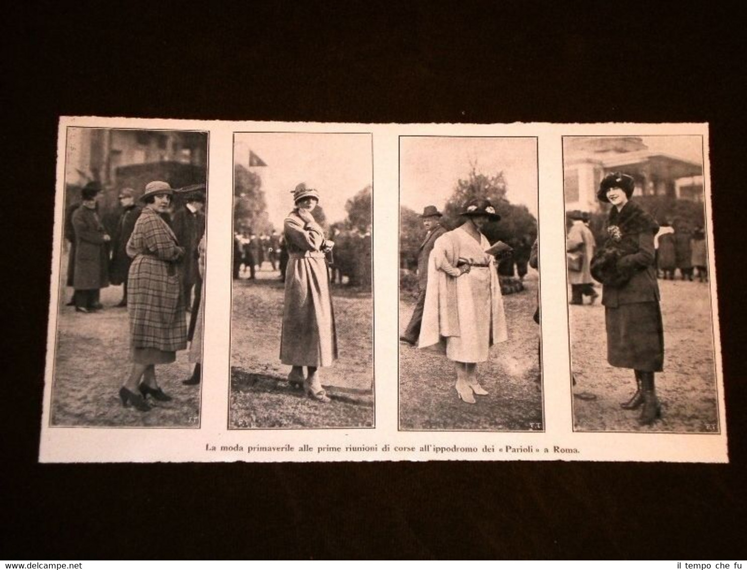 Roma nel 1920 Corse all'Ippodromo dei Parioli Moda di Primavera