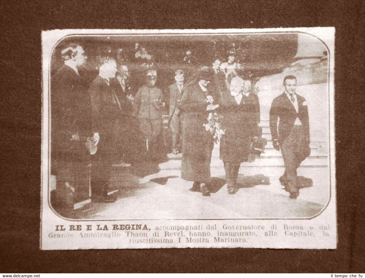 Roma nel 1926 Re V.Emanuele III e la Regina con …