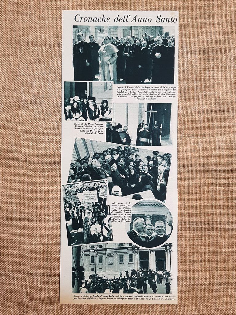 Roma nel 1933 Cronache dell'Anno Santo Mons. Cattaneo Agostini San …