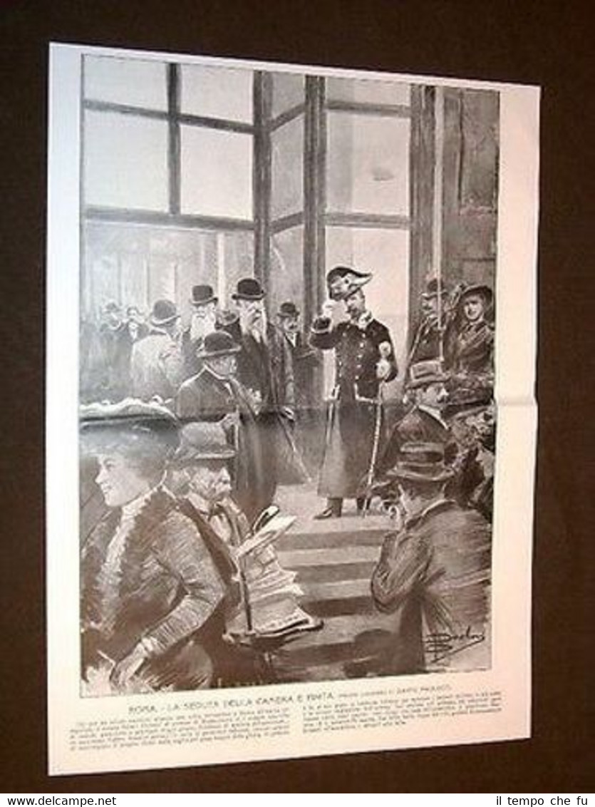 Roma Seduta Camera è finita Dante Paolocci + Regina Margherita …