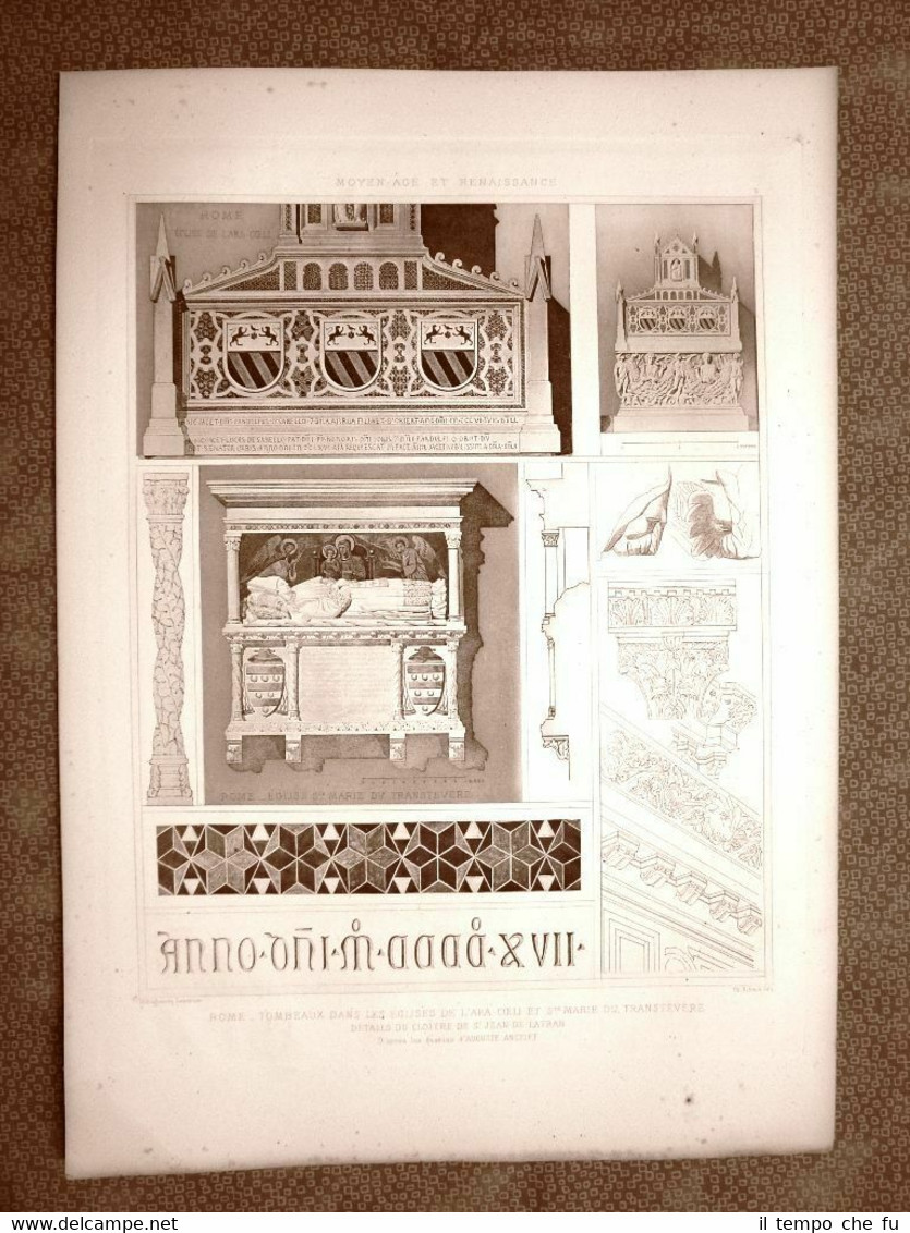 Roma Tombe Aracoeli, S. Maria Trastevere e S. Giovanni Laterano …