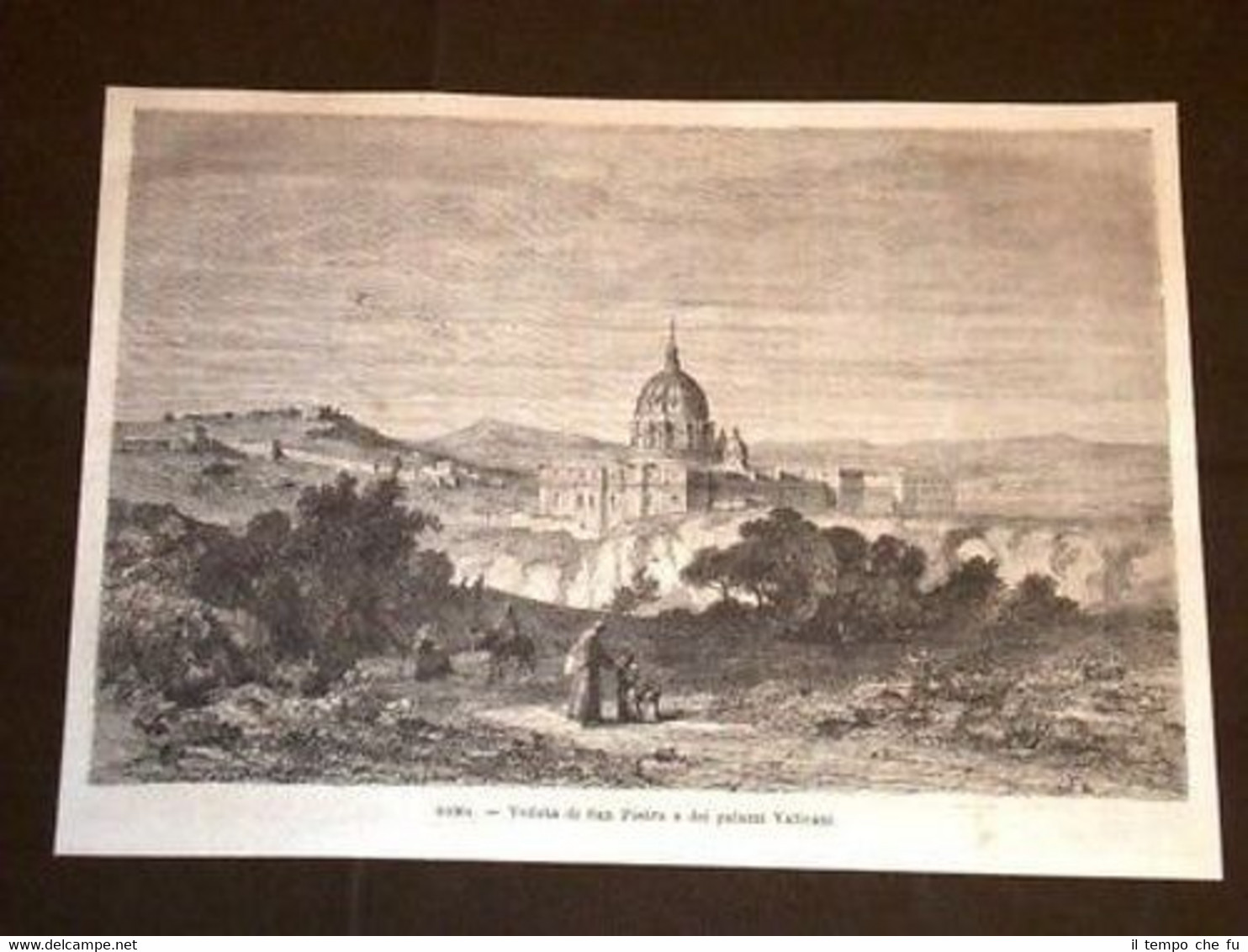 Roma Veduta di San Pietro e dei Palazzi Vaticani