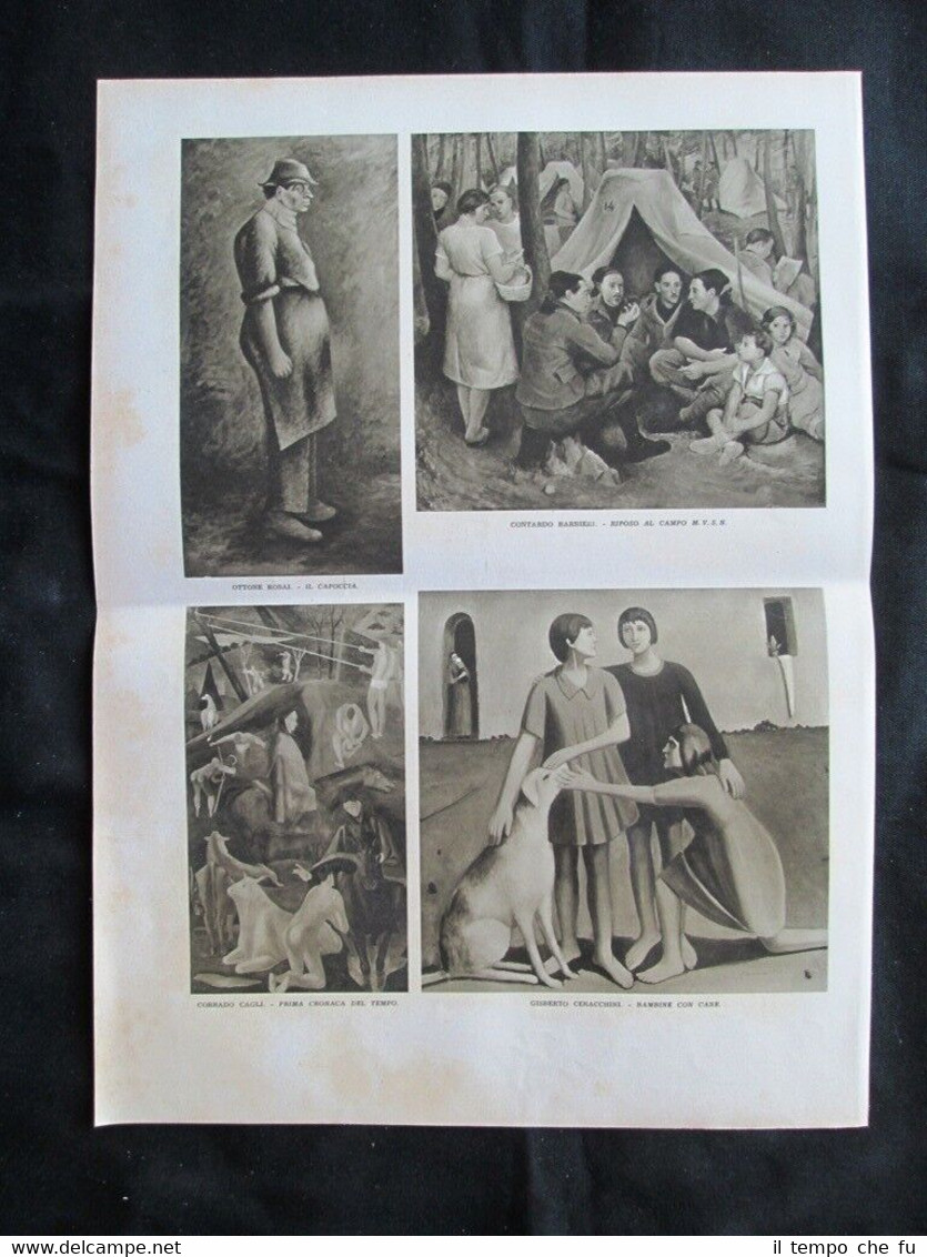 Rosal, Barbieri, Cagli, Ceccherini + Carena, Carra Stampa del 1935