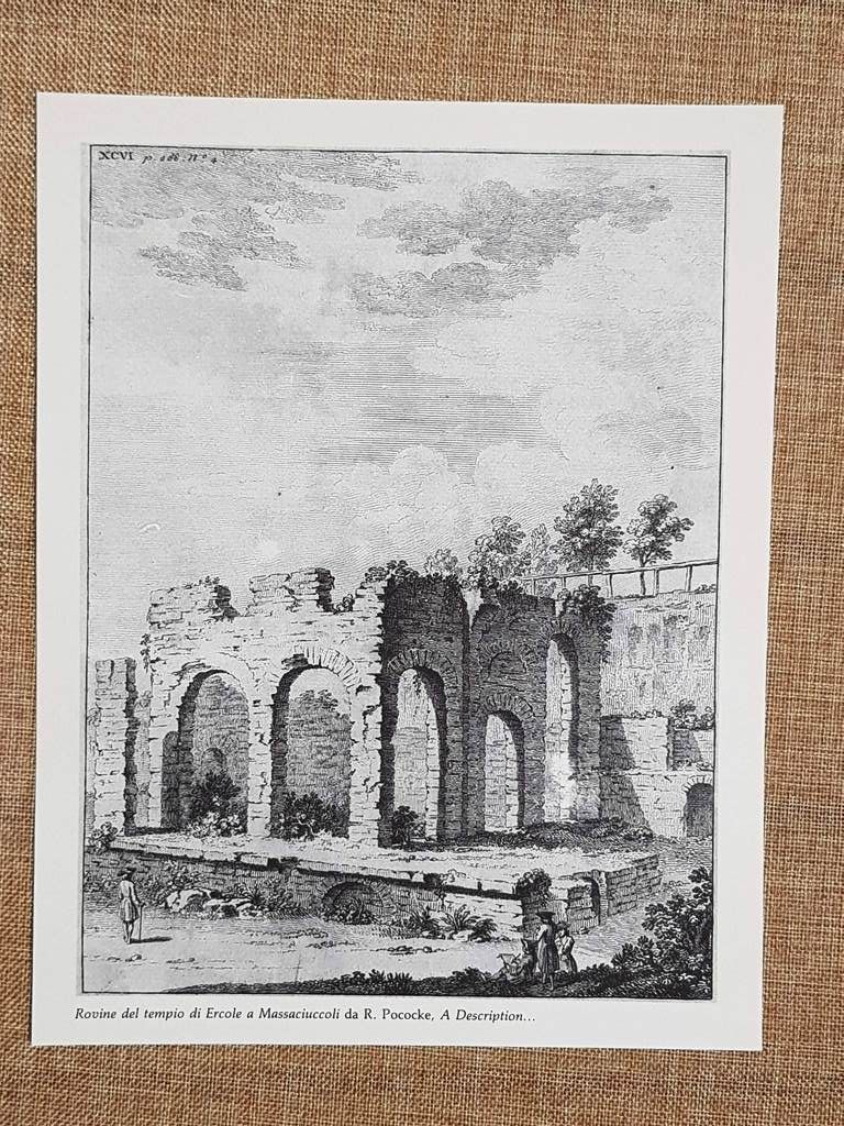 Rovine del Tempio di Ercole a Massaciuccoli Toscana Pococke Anno …