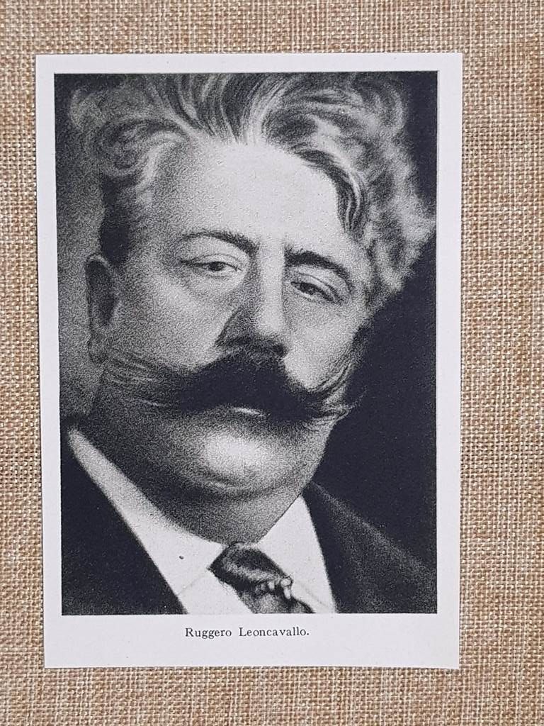 Ruggero Leoncavallo 1857 – 1919 Pagliacci Verismo Napoli Stampa del …