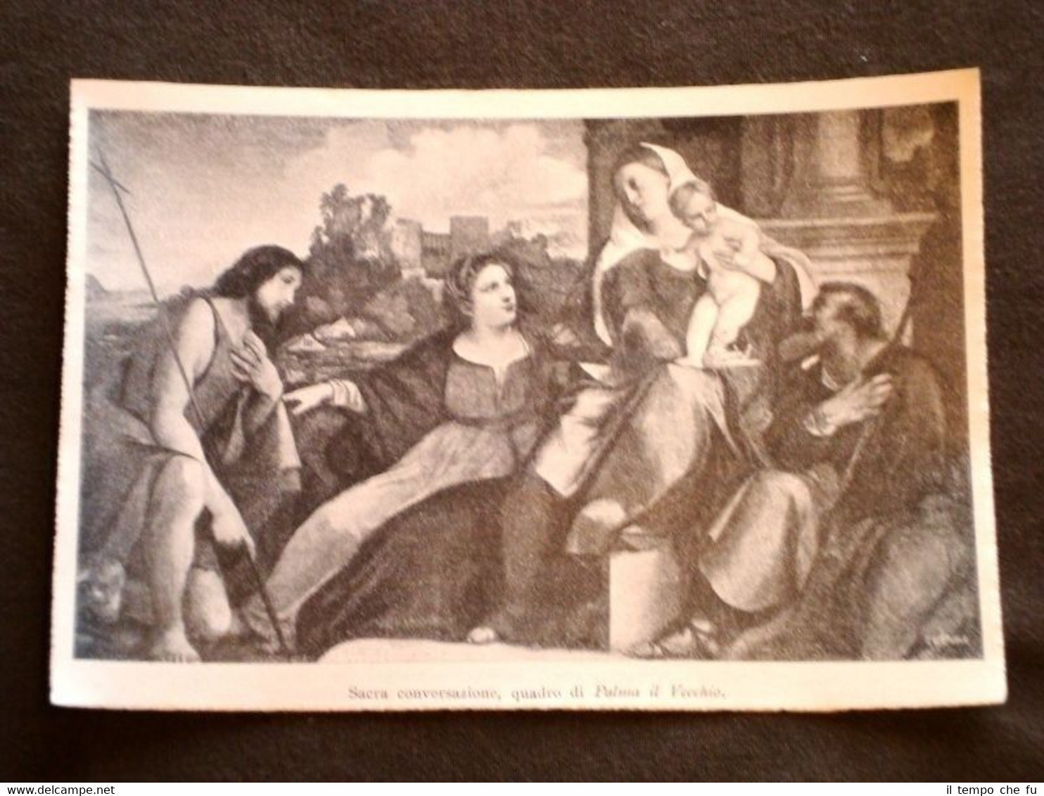 Sacra conversazione Quadro di Palma il Vecchio