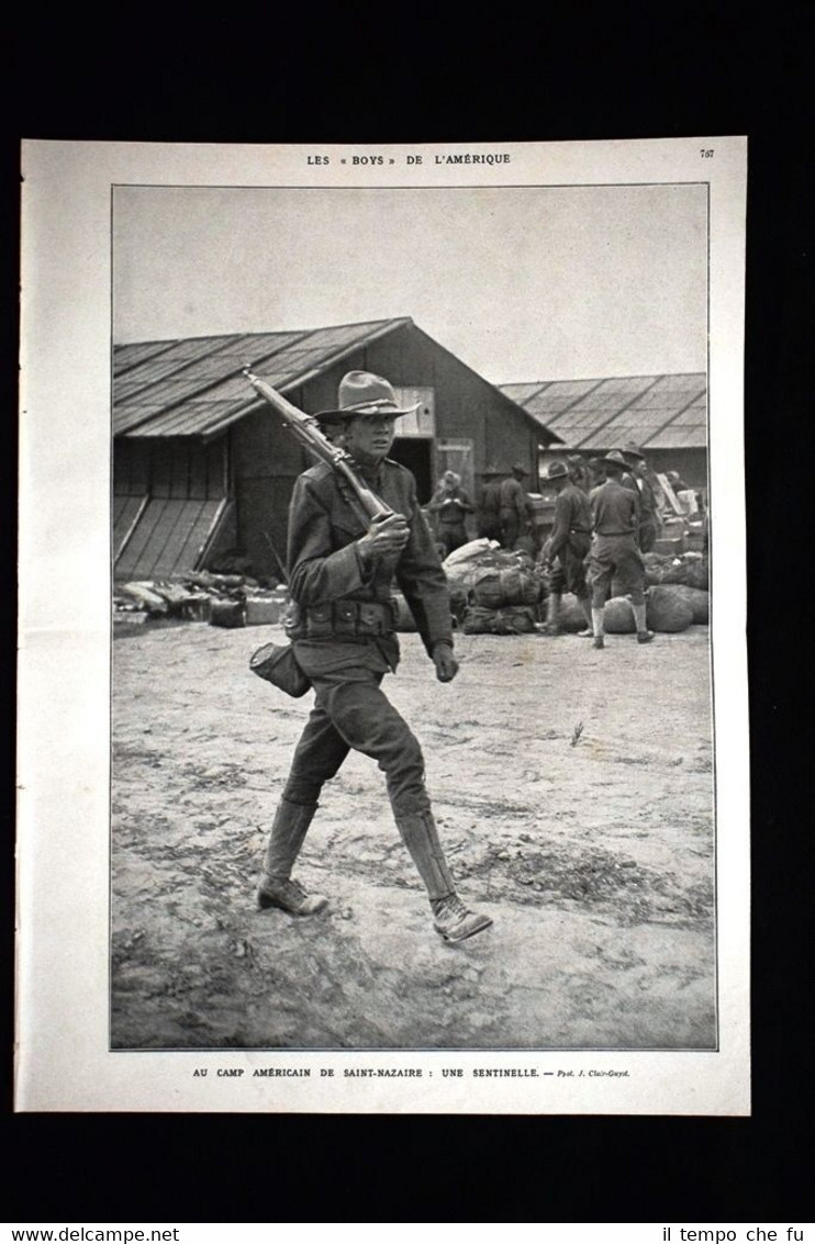 Saint Nazaire Bataillon americain Independence day Paris WW1 Guerra 1914 …